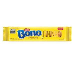 Biscoito Bono Recheado Fininho Limão 57g