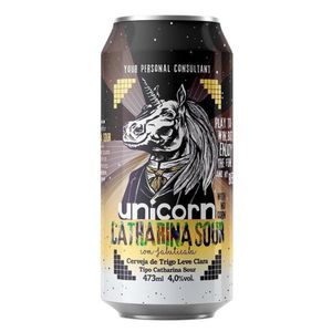 Cerveja Unicorn Catharina Sour Jabuticaba Lata 473ml