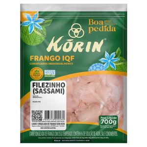 Filezinho Sassami de Frango Congelado Korin Boa Pedida 700g