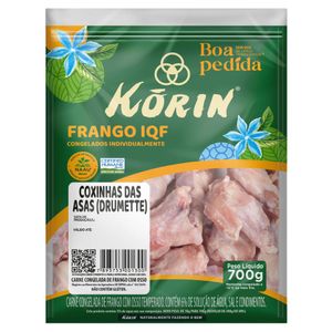 Coxinha da Asa de Frango Congelada Korin Boa Pedida 700g