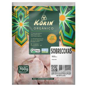 Sobrecoxa de Frango Congelada Orgânica Korin 700g