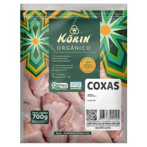Coxa de Frango Congelada Orgânica Korin 700g