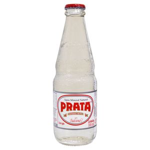 Água Mineral Natural com Gás Prata Garrafa 300ml