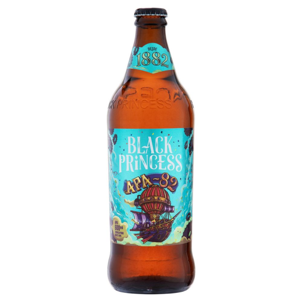 Cerveja APA Puro Malte 82 Black Princess Garrafa 600ml