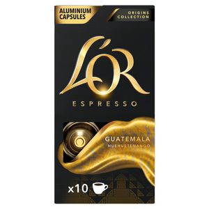 Café em Cápsula Torrado e Moído Espresso Guatemala L'or Origins Collection Caixa 10 Unidades