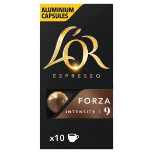 Café em Cápsula Torrado e Moído Espresso Forza L'or Caixa 52g 10 Unidades