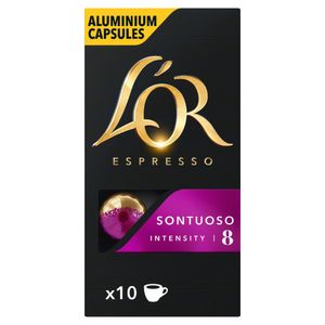 Café em Cápsula Torrado e Moído Espresso Sontuoso L'or Caixa 52g 10 Unidades