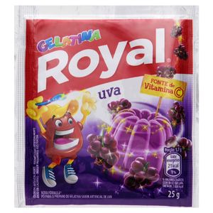 Pó de Gelatina Royal Uva 25g