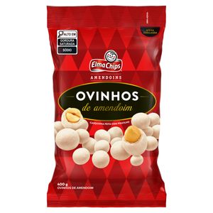 Ovinhos de Amendoim Elma Chips 400g Embalagem Econômica