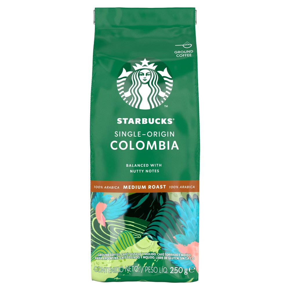 Café Starbucks Single-Origin Colombia Torrado e Moído 250g