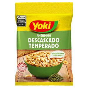 Amendoim Temperado sem Casca Yoki Pacote 150g