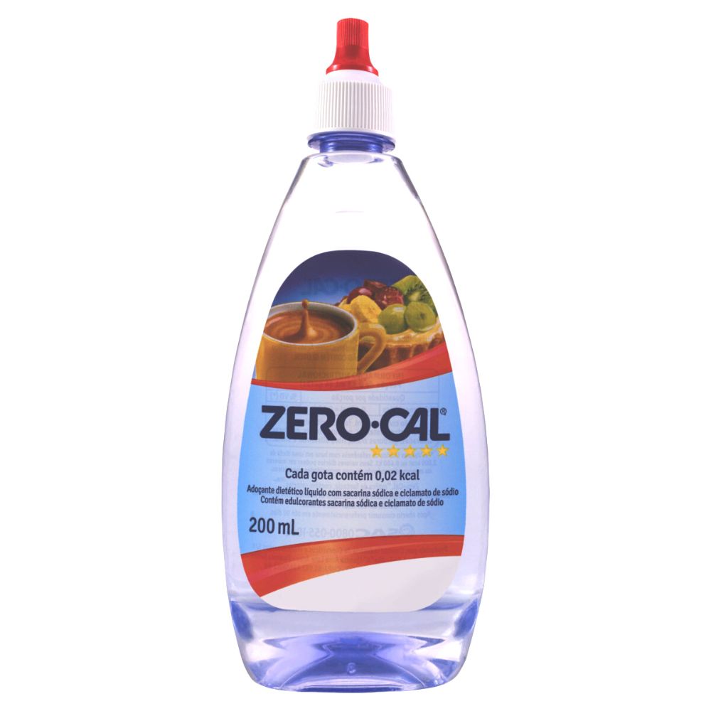 Adoçante Líquido Diet Sacarina Zero Cal 200ml