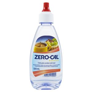 Adoçante Líquido Sacarina Zero Cal Frasco 100ml