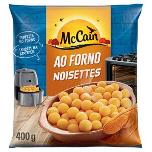 Batata Pré-Frita Noisette Congelada McCain ao Forno Pacote 400g