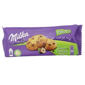 Cookies Milka Gotas de Chocolate e Avelã 135g
