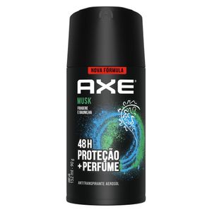 Antitranspirante Aerossol Musk Axe 152ml Spray