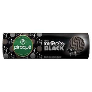 Biscoito Leite Maltado Black Piraquê Pacote 132g