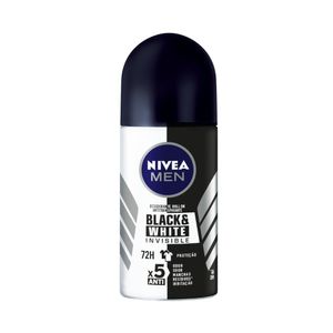 Nivea Men Desodorante Antitranspirante Roll On Invisible Black & White 50ml