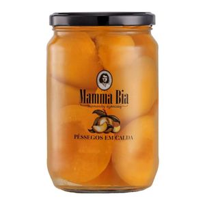 Pêssegos em Calda Grego Mamma Bia 660g