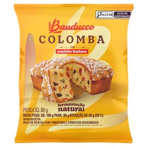 Colomba Bauducco Cobertura Confeitos Açucarados 80g