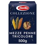 macarrao-grano-duro-tricolore-mezze-penne-170-barilla-collezione-caixa-500g-8076809501415