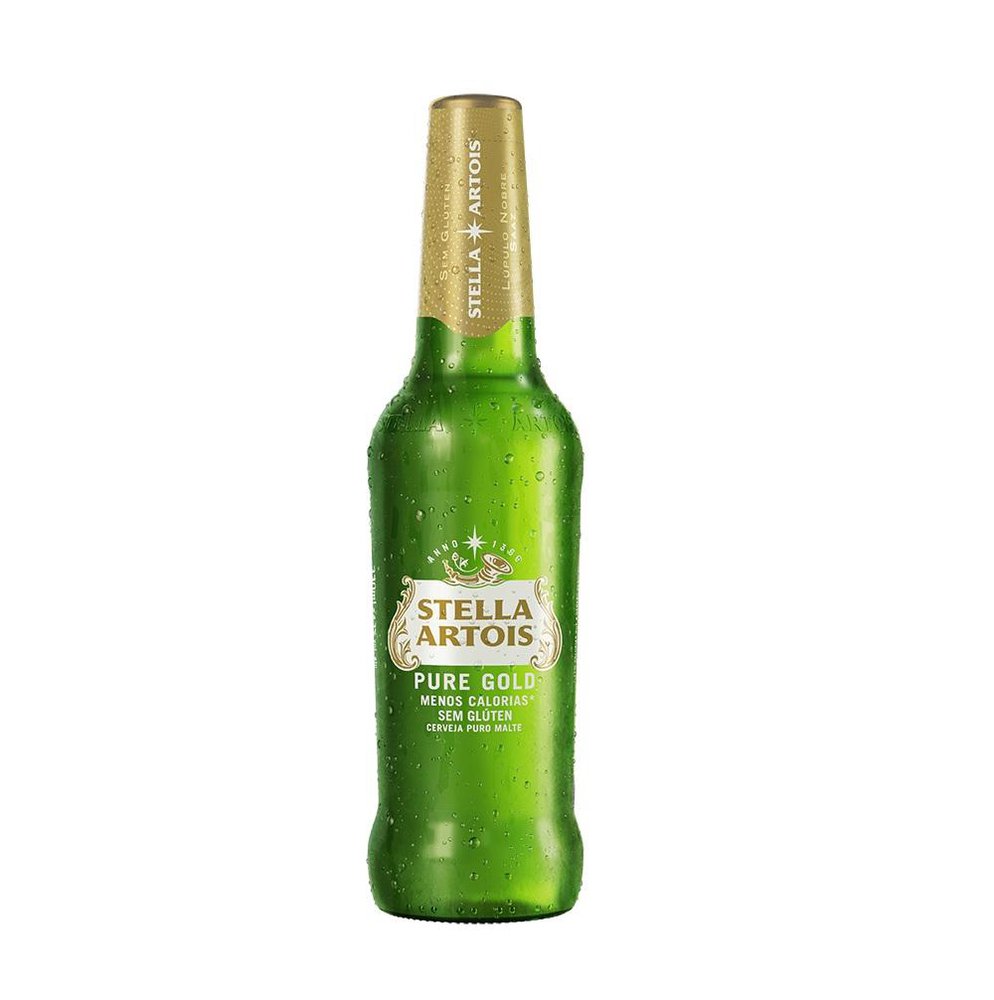 Cerveja Puro Malte Pure Gold Stella Artois Long Neck 330ml
