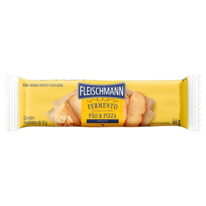 fermentobiologicotabletefrescofleischmannpacote60g4unidadesfestval7898409955327