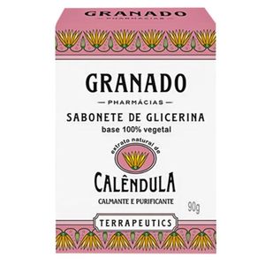 Sabonete Barra de Glicerina Calêndula Granado Terrapeutics Caixa 90g