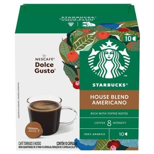 Starbucks Americano House Blend By Nescafé Dolce Gusto  10 Cápsulas