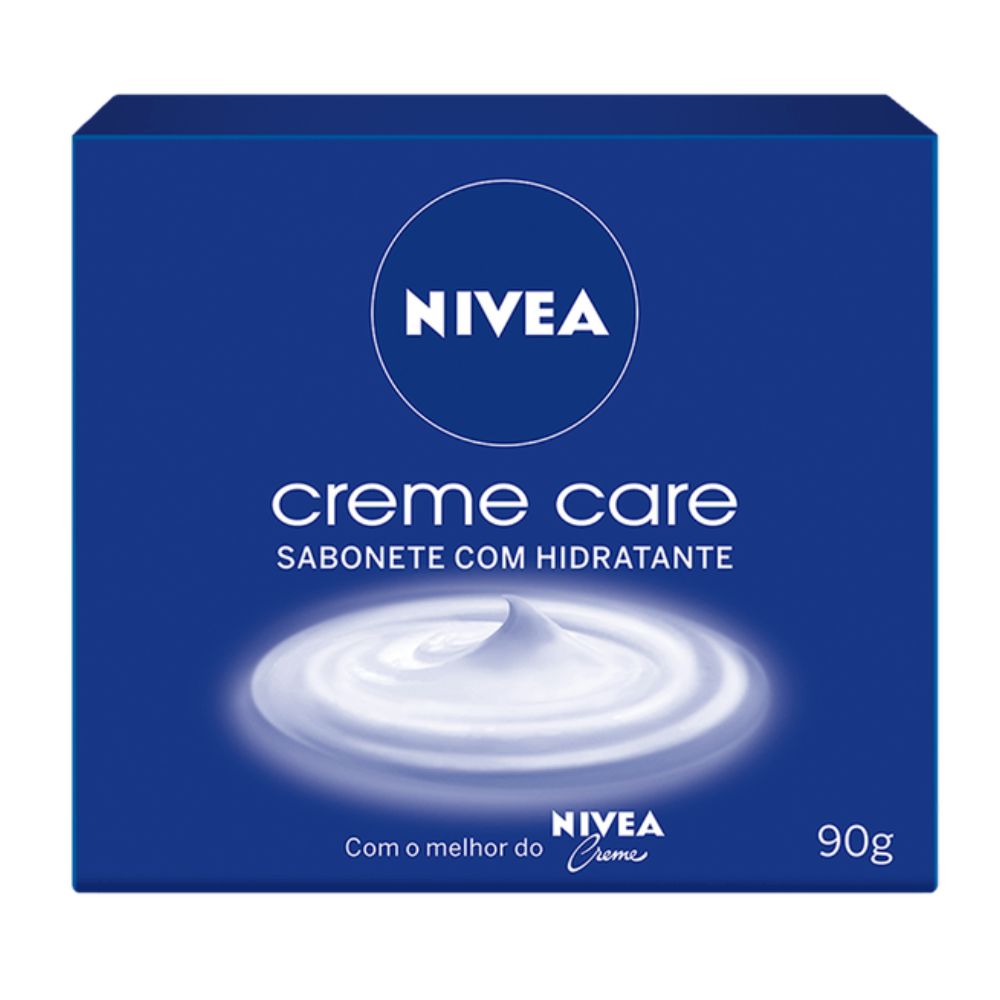 Sabonete em Barra Hidratante Nivea Creme Care Caixa 90g