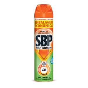 Multi-Inseticida Aerossol Óleo de Eucalipto SBP Frasco 380ml Embalagem Econômica