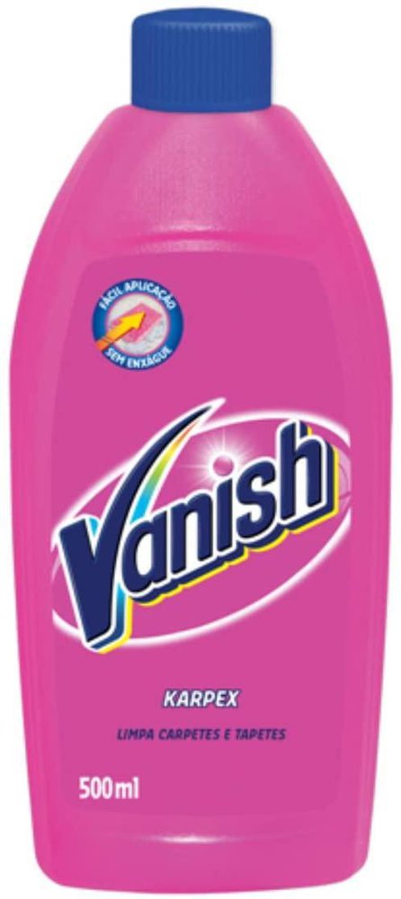 Limpa Carpete e Tapete Líquido Vanish Karpex Frasco 500ml