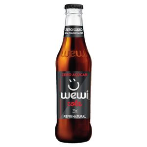 Refrigerante Cola Zero Açúcar Zero Sódio Wewi Garrafa 255ml