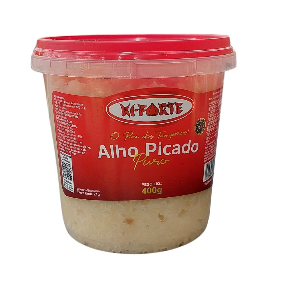 Alho Ki Forte Picado 400 g