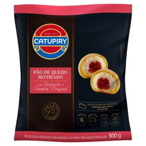 Pão de Queijo Congelado Recheio Goiabada e Catupiry Original Pacote 300g