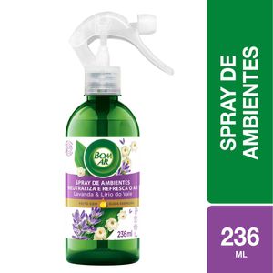 Neutralizador de Odores Spray Lavanda & Lírio do Vale Bom Ar Frasco 236ml