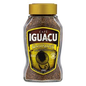 Café Solúvel Liofilizado Iguaçu Gourmet Vidro 100g