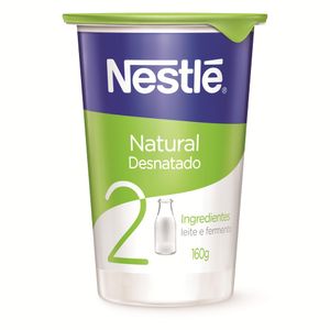 Iogurte Desnatado Natural Nestlé Copo 160g