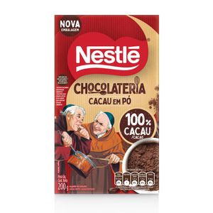 Cacau Em Pó Nestlé Dois Frades 100% Cacau 200g