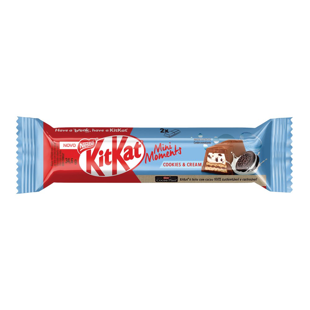 Chocolate Kitkat Mini Moments Cookies 34,6g