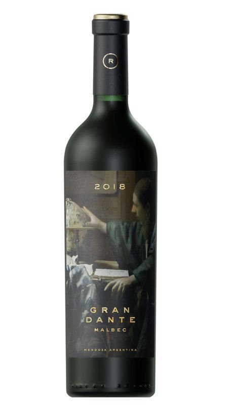 Vinho Argentino Tinto Seco Gran Dante Malbec Mendoza Garrafa 750ml