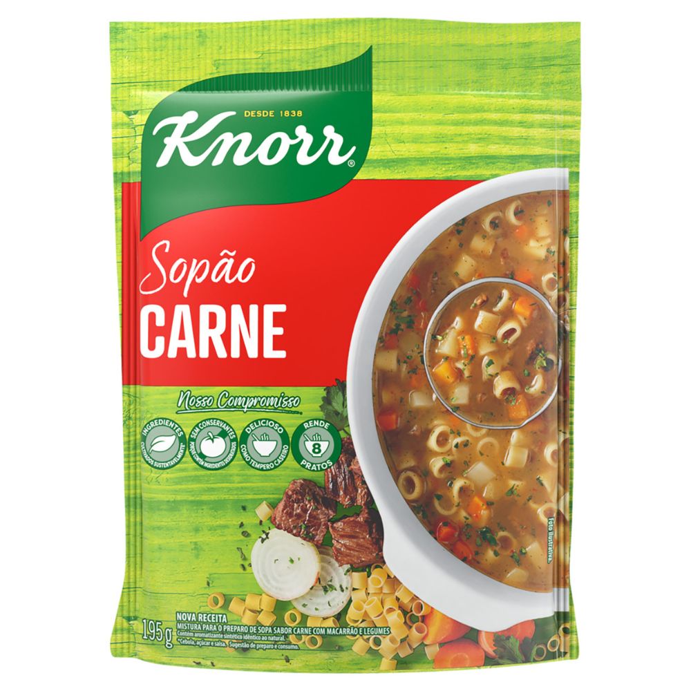 Sopão Carne Knorr Sachê 195g