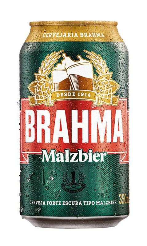 Cerveja Brahma Malzbier, 350ml, Lata