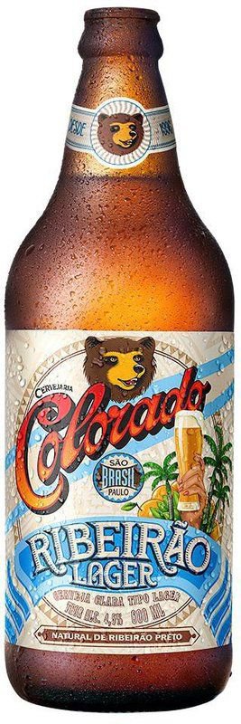 Cerveja Colorado Ribeirão Lager Garrafa 600ml