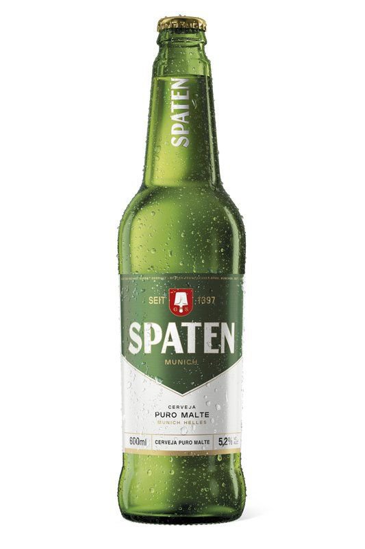 Cerveja Munich Helles Puro Malte Spaten Garrafa 600ml