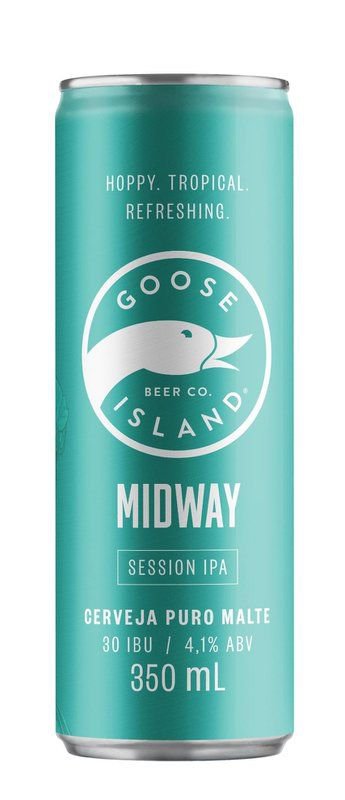 Cerveja Goose Island Midway Lata Sleek 350ml