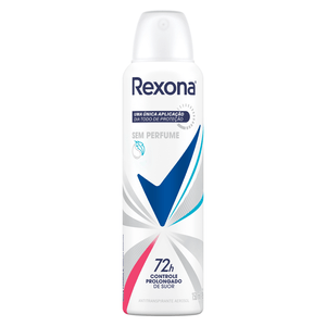 Antitranspirante Aerossol sem Perfume Rexona 150ml Spray