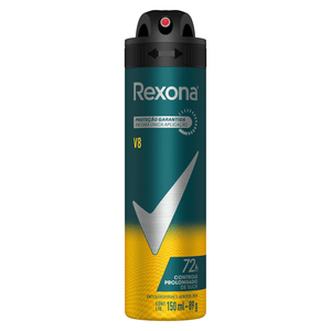 Antitranspirante Aerossol V8 Rexona Men 150ml Spray