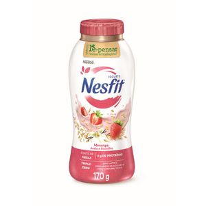 Iogurte Morango, Aveia e Baunilha Zero Lactose Nesfit 170g