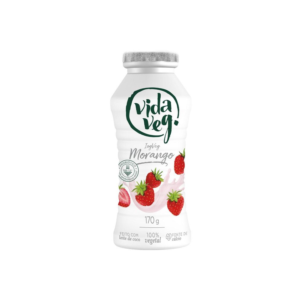 Iogurte Vida Veg Coco Morango 170g